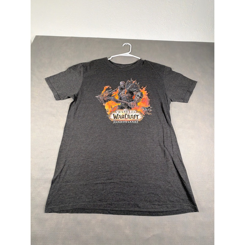 World of Warcraft Shadowlands Bolvar Graphic T-Shirt Mens Large Charcoal Grey